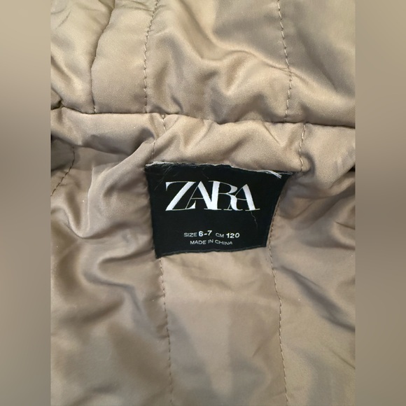 Zara CLOTH DUFFEL COAT WITH WOOL - Picture 7 of 12